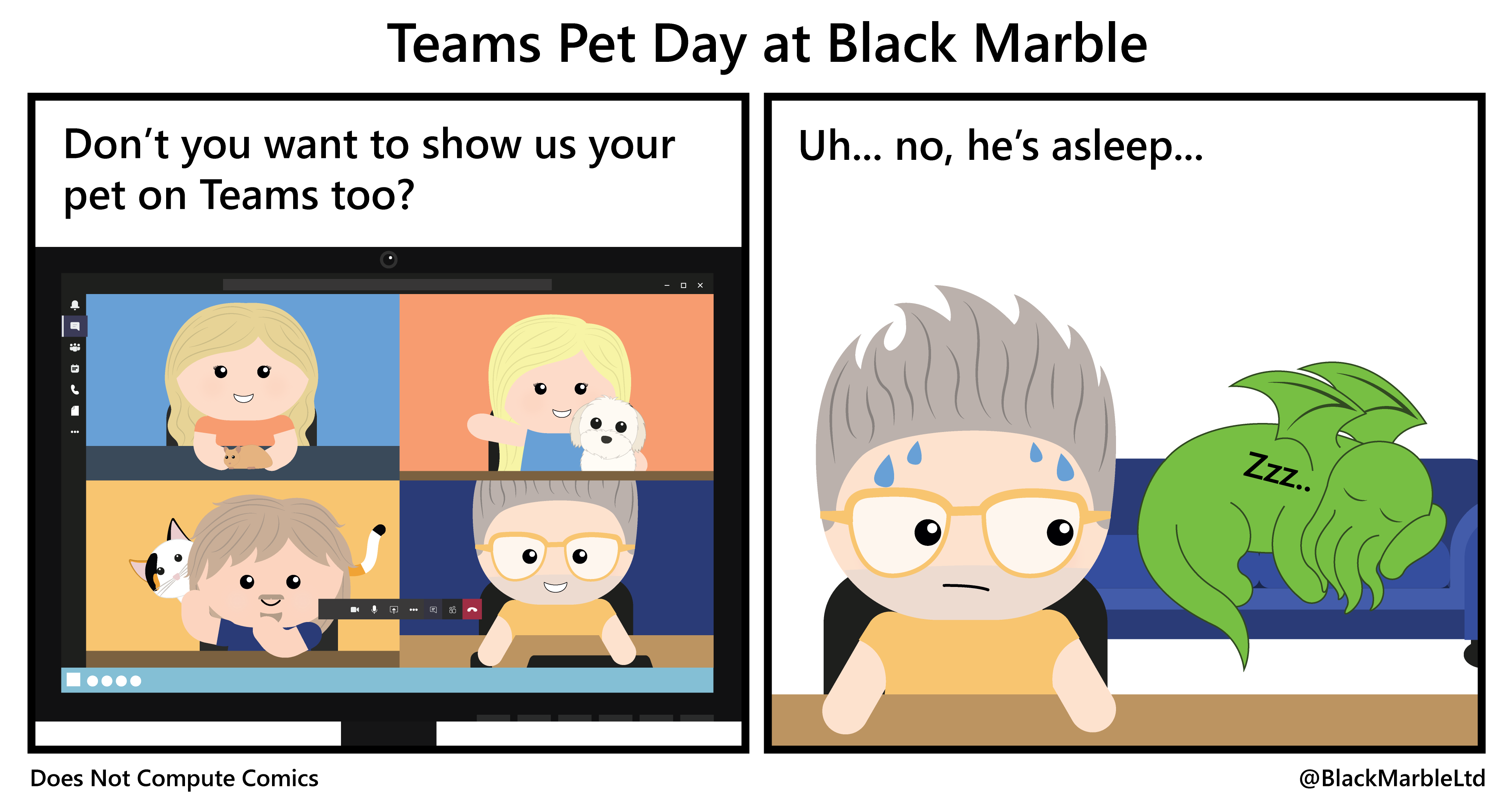 Teams Pet Day at Black Marble